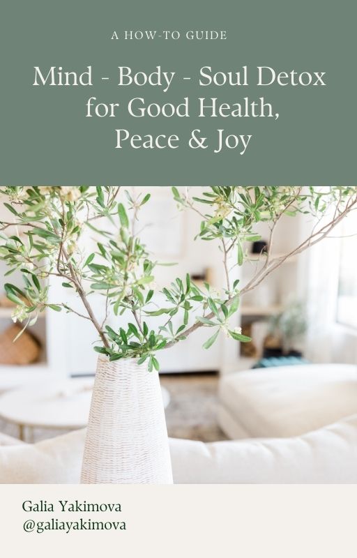 MIND-BODY-SOUL DETOX FOR GOOD HEALTH, PEACE AND JOY